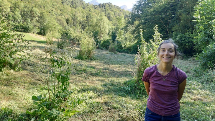 Le nouveau terrain fraichement débroussaillé 