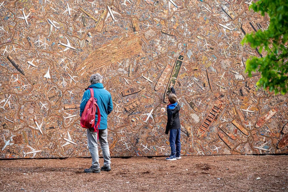 La Fresque de Cassio Vasconcellos exposée au Festival Photo de La Gacilly (Photo ©Jean-Michel Niron)