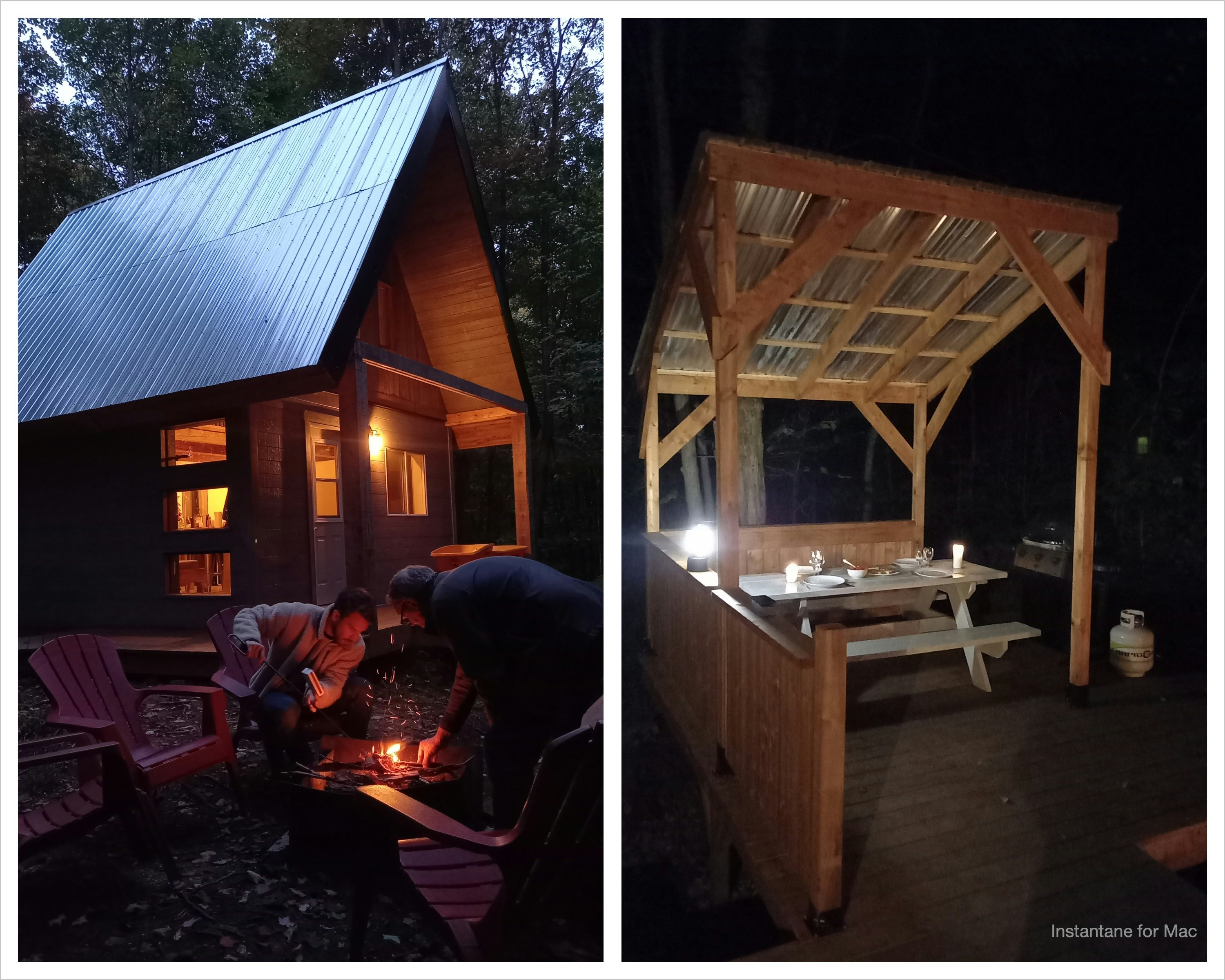 Soirée au chalet à la Station du Chêne Rouge