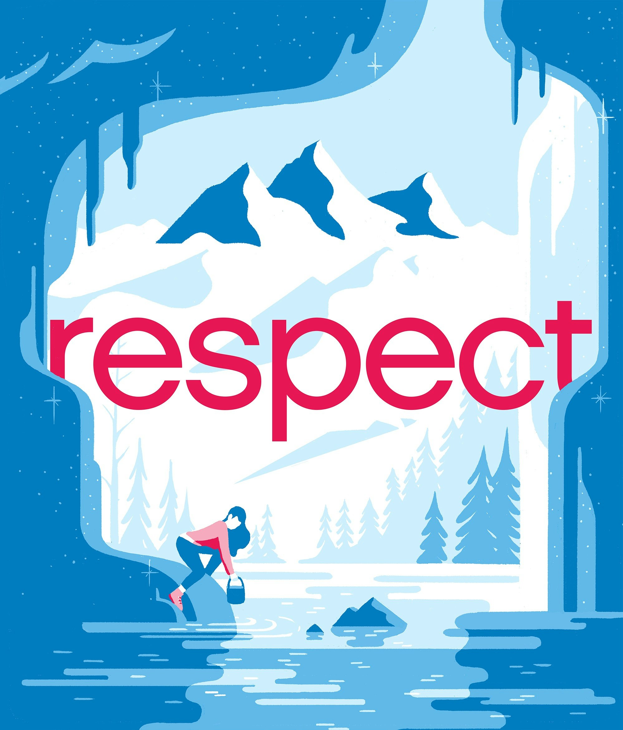 Crédits : "Respect", étiquette Evian (Danone), 2016