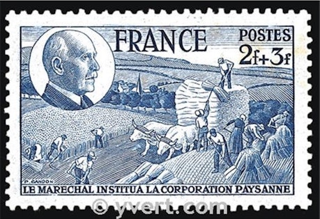 Timbre France Poste, n°607, Yvert et Tellier 