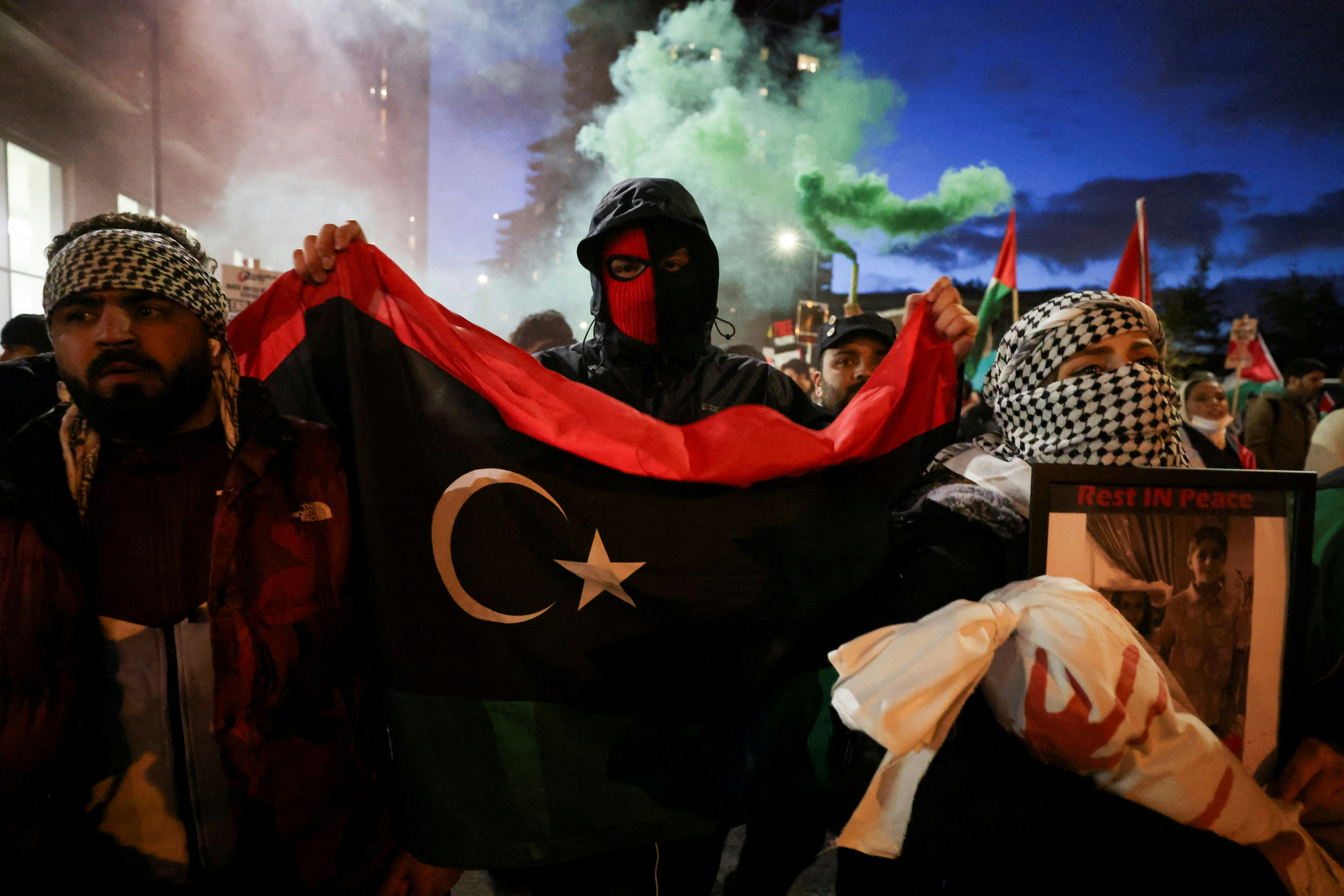 Manifestation à Londres le 11 novembre 2023, en appui aux Palestiniens. Photo: Hollie Adams/Reuters