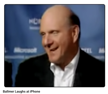 Ex-Microsoft CEO Steve Ballmer parlant de l'Iphone en 2007