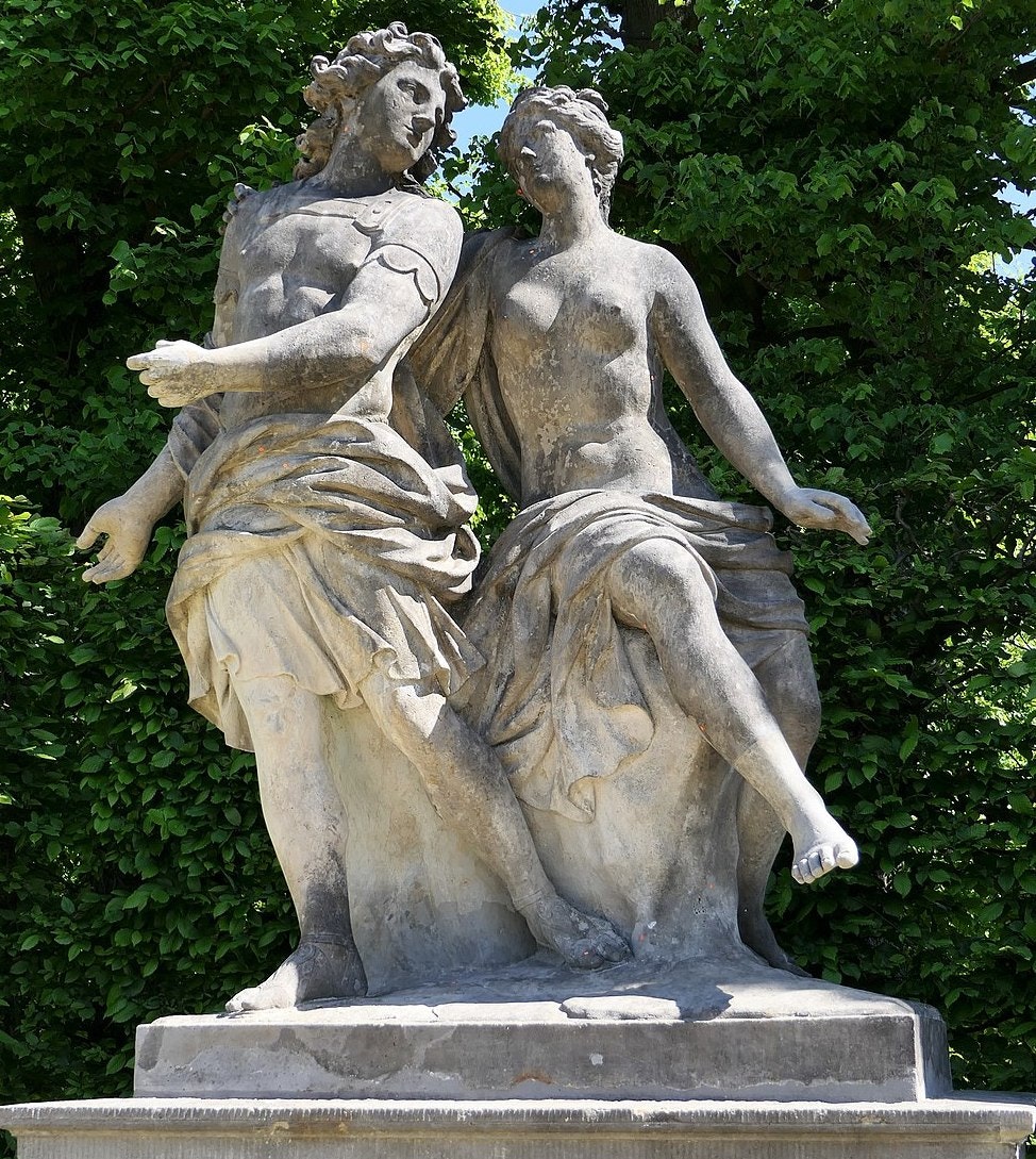 Céyx et Alcyoné du sculpteur allemand Johann Benjamin Thomae