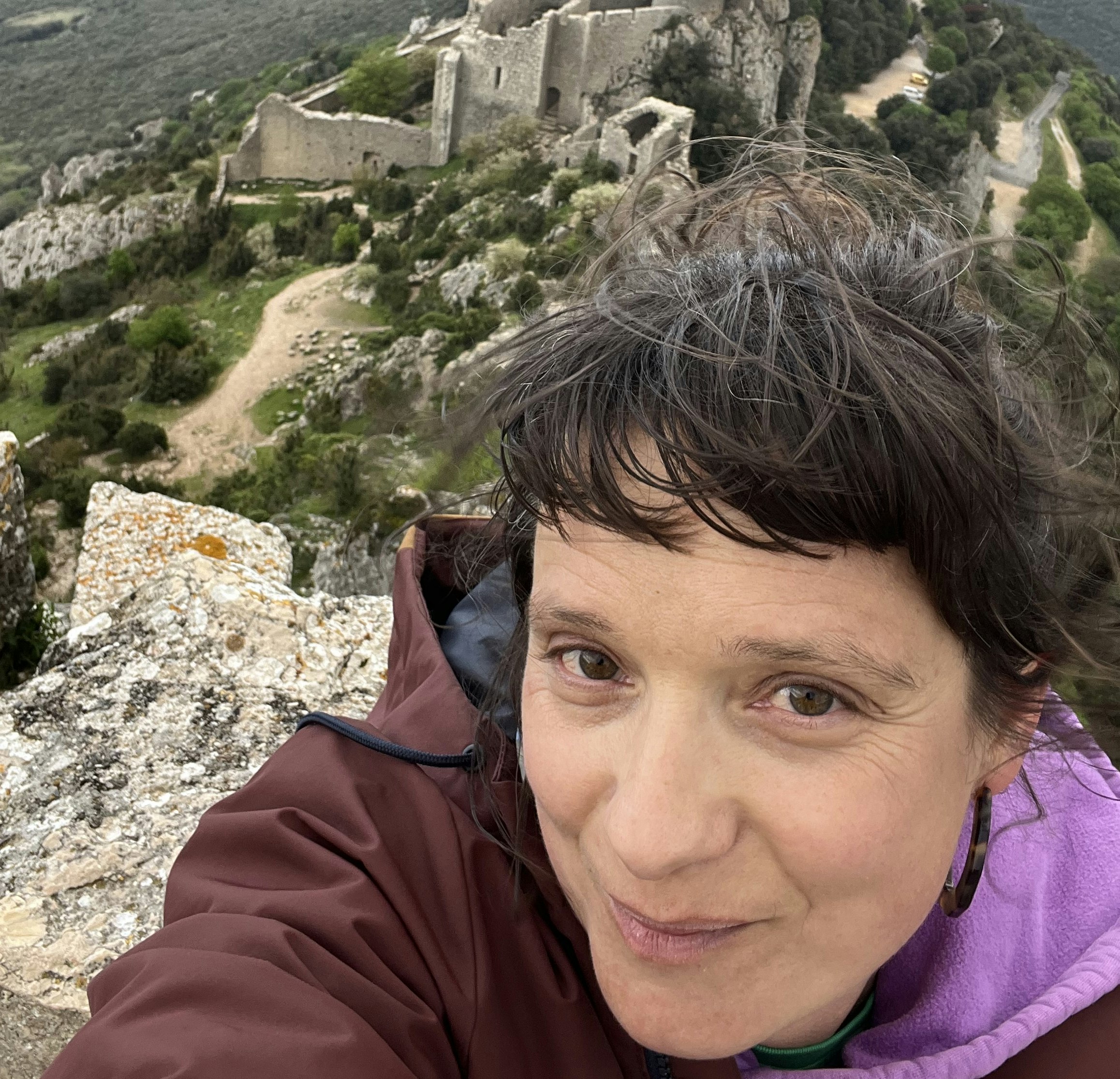 Le château de Peyrepertuse, dans les Corbières.