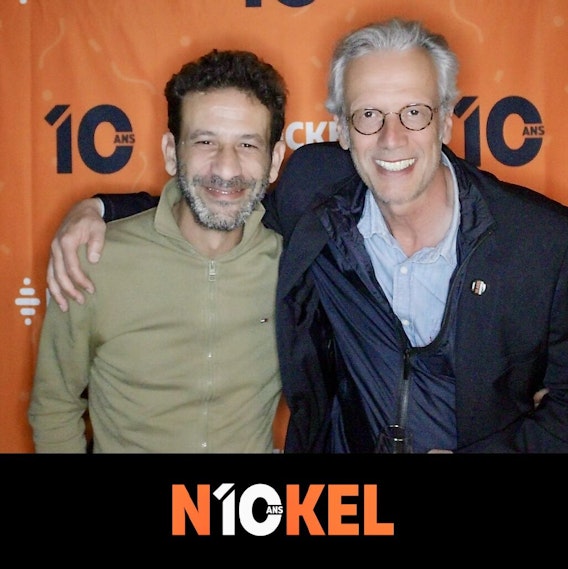 Ryad Boulanouar et Hugues Le Bret à la soirée des 10 ans de Nickel, avril 2024