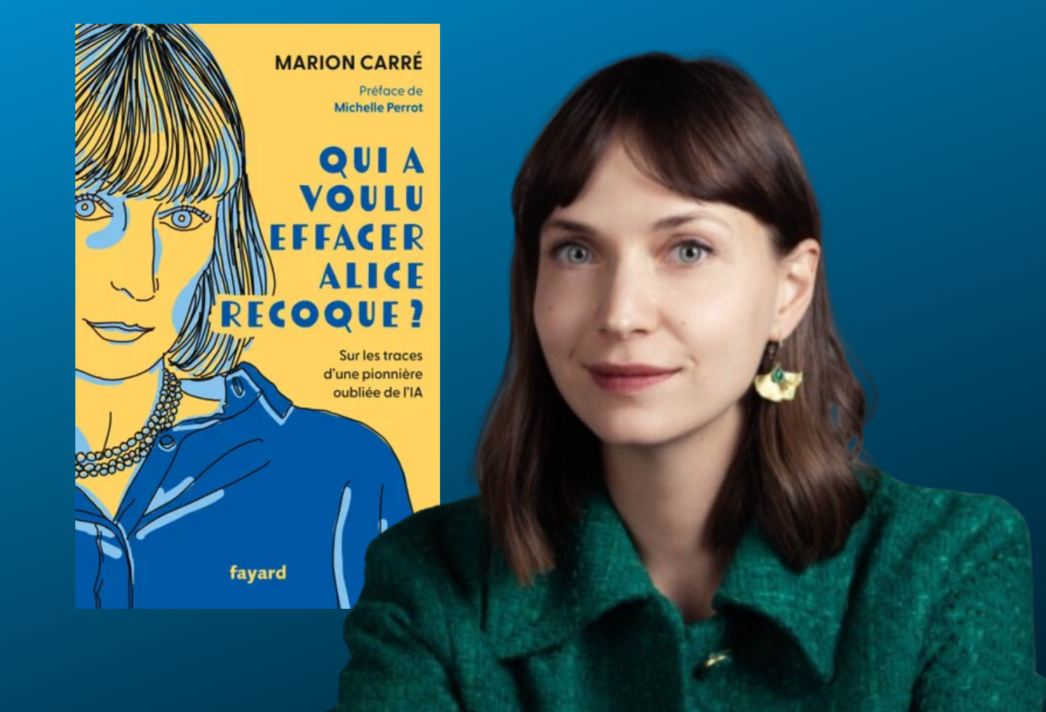 Marion Carré, autrice de "Qui a voulu effacer Alice Recoque ?"