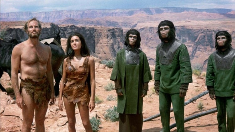 La première adaptation de La Planète des Singes par Franklin Schaffner avec Charlton Heston