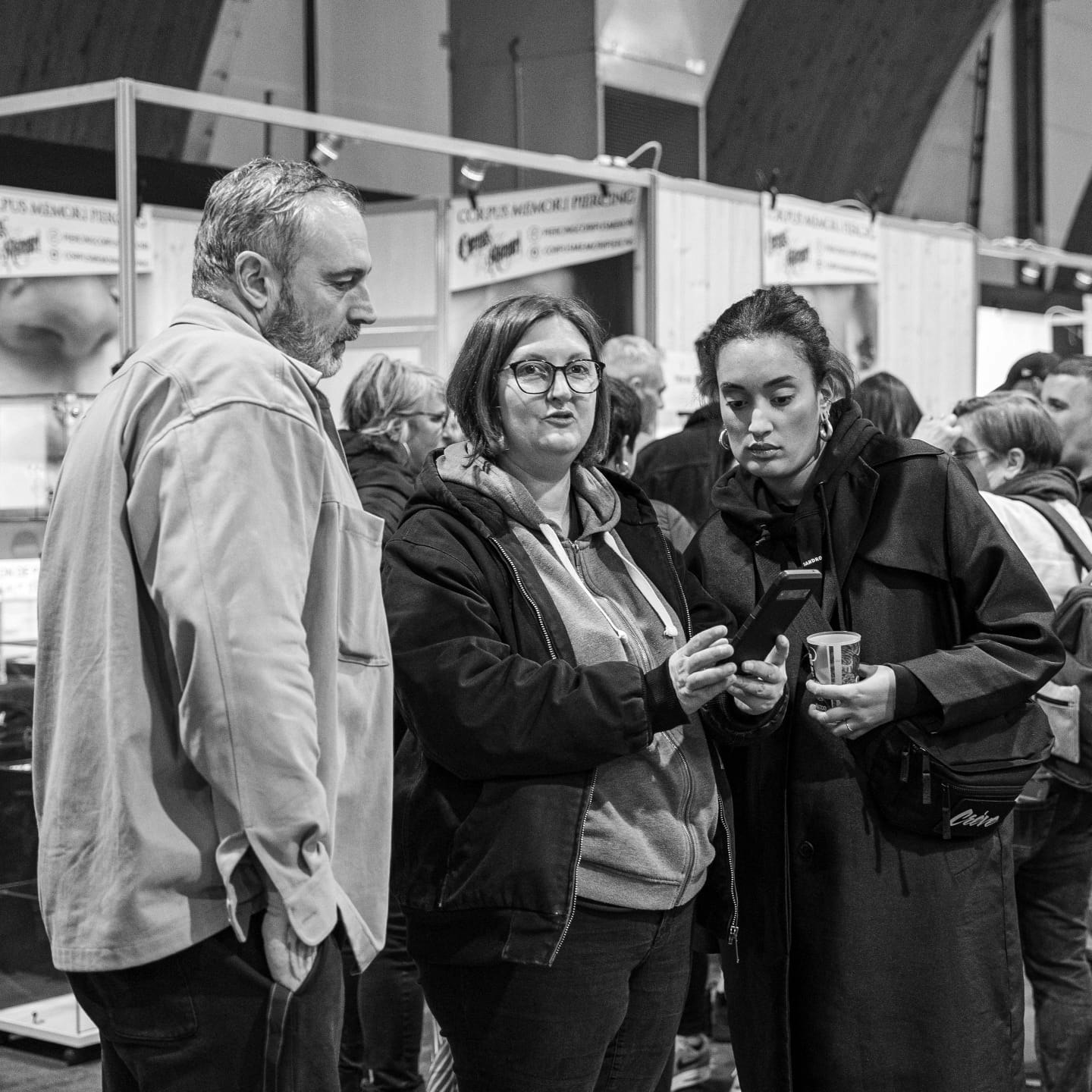 Yann, Stéphanie et Edwige