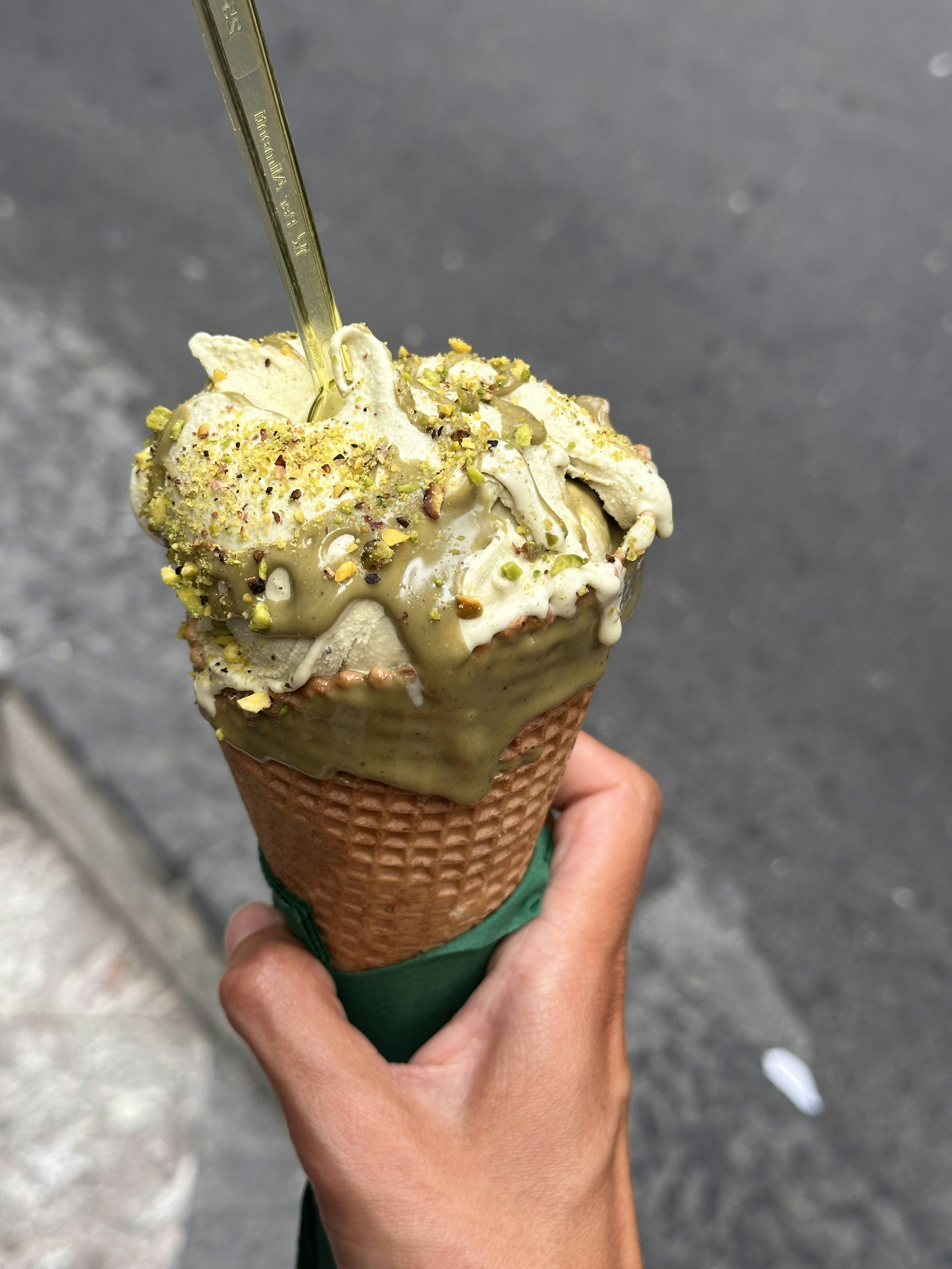 Meilleure glace à la pistache du monde - Taormina (Sicile)