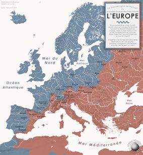 Étonnant ! Voici l’Europe atlantique 🐳 et l'Europe méditerranéenne 🍊