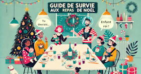 GUIDE DE SURVIE POUR NOËL : Réponses, punchlines et astuces pour gérer les remarques sur la parentalité avec humour et respect !